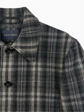 Banana Republic Heritage Wool Plaid Jacket NWT Men’s Large